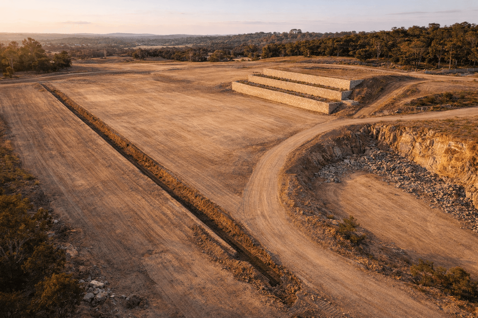 Civil earthworks